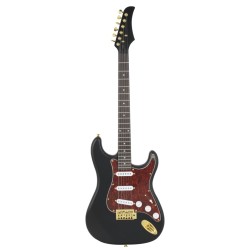 Guitare électrique pour débutants et sac noir et doré 4/4 39" 