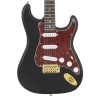 Guitare électrique pour débutants et sac noir et doré 4/4 39" 