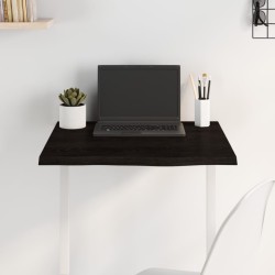 Dessus de bureau marron foncé 60x60x2 cm bois chêne traité 