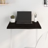 Dessus de bureau marron foncé 60x60x2 cm bois chêne traité 