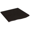 Dessus de bureau marron foncé 60x60x2 cm bois chêne traité 