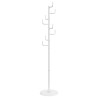 Porte-manteau blanc 183 cm fer enduit de poudre 
