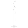 Porte-manteau blanc 183 cm fer enduit de poudre 