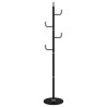 Porte-manteau noir 183 cm fer enduit de poudre 