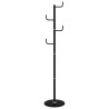 Porte-manteau noir 183 cm fer enduit de poudre 
