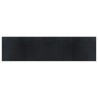 Tapis rectangulaire noir 100x400 cm bambou 