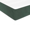 Matelas de lit à ressorts ensachés Vert foncé 140x190x20 cm 