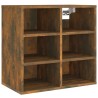 Armoire à chaussures Chêne fumé 52,5x30x50 cm 