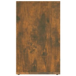Armoire à chaussures Chêne fumé 52,5x30x50 cm 