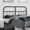 Tête de lit métal noir 120 cm 
