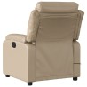 Fauteuil de massage inclinable Cappuccino Similicuir 
