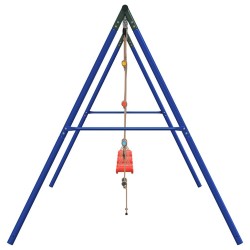 Ensemble de balançoire d'extérieur avec balançoires et échelle 