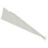 Auvent latéral pliable de balcon Crème 160 x 240 cm  