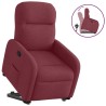 Fauteuil inclinable rouge bordeaux tissu 