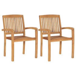 Chaises de jardin lot de 2 avec coussins vert vif Teck massif 