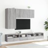 Meuble TV mural sonoma gris 60x30x30 cm bois d'ingénierie 