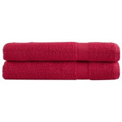 Serviettes de sauna de qualité supérieure SOLUND 2 pcs rouge 
