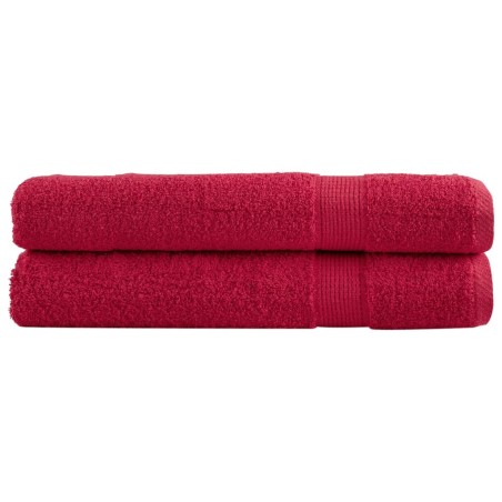 Serviettes de sauna de qualité supérieure SOLUND 2 pcs rouge 