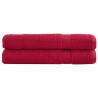 Serviettes de sauna de qualité supérieure SOLUND 2 pcs rouge 