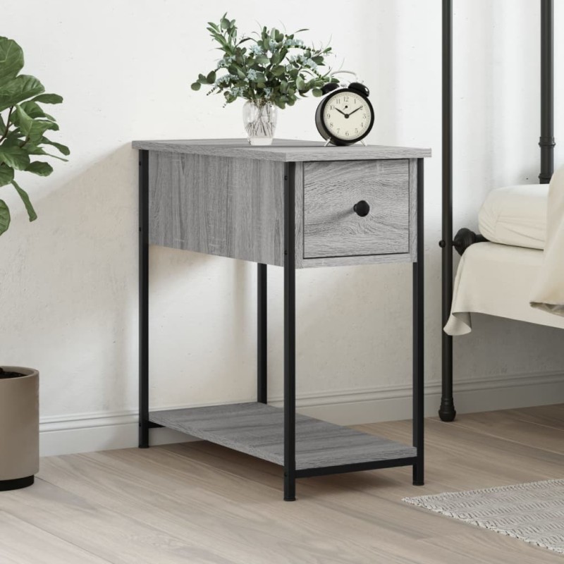 Table de chevet sonoma gris 30x60x60 cm bois d'ingénierie Table de chevet sonoma gris 30x60x60 cm bois d'ingénierie