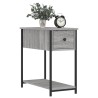 Table de chevet sonoma gris 30x60x60 cm bois d'ingénierie 