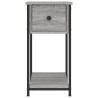 Table de chevet sonoma gris 30x60x60 cm bois d'ingénierie 