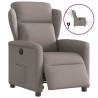 Fauteuil inclinable électrique Taupe Tissu 