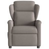 Fauteuil inclinable électrique Taupe Tissu 