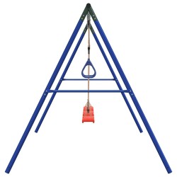 Ensemble de balançoire d'extérieur avec balançoires et trapèze 