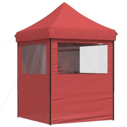 Tente de réception pliable escamotable avec 4 parois latérales 