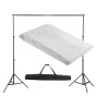 Système de support de toile de fond 300 x 300 cm Blanc 