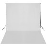 Système de support de toile de fond 300 x 300 cm Blanc 