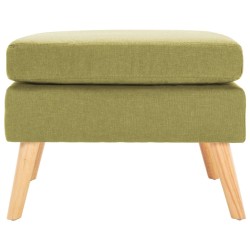 Repose-pied Vert Tissu 