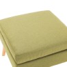 Repose-pied Vert Tissu 