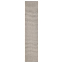Tapis Sisal naturel 66x300 cm Sableux 