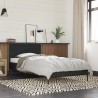 Cadre de lit sans matelas noir 100x200 cm 