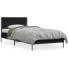 Cadre de lit sans matelas noir 100x200 cm 