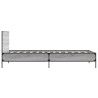 Cadre de lit sans matelas sonoma gris 100x200 cm 
