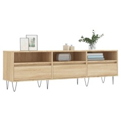 Meuble TV chêne sonoma 150x30x44,5 cm bois d'ingénierie 