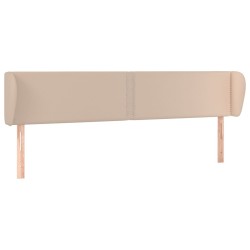 Tête de lit avec oreilles Cappuccino 183x23x78/88 cm Similicuir 