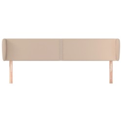 Tête de lit avec oreilles Cappuccino 183x23x78/88 cm Similicuir 