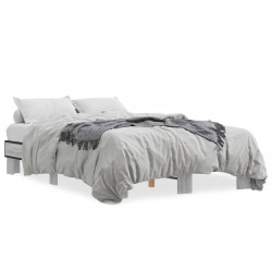 Cadre de lit sans matelas sonoma gris 140x190 cm 