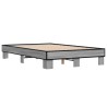 Cadre de lit sans matelas sonoma gris 140x190 cm 