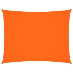Voile de parasol tissu oxford rectangulaire 5x6 m orange 