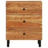 Table de chevet 50x33x60 cm bois d'acacia solide 