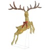 Renne volant de décoration de Noël 120 LED Doré blanc chaud 