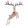 Renne volant de décoration de Noël 120 LED Doré blanc chaud 