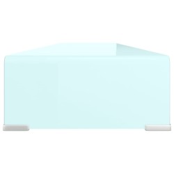 Meuble TV/Support pour moniteur 120x30x13 cm verre vert 