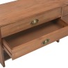Meuble TV avec 4 tiroirs 120x30x40 cm Bois massif de sapin 