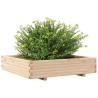 Jardinière 110x110x26,5 cm bois de pin massif 